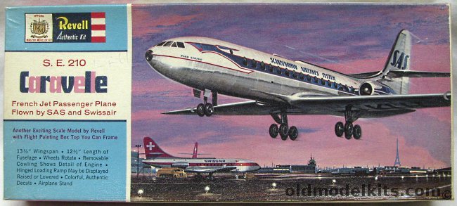 Revell 1/96 SE-210 Caravelle SAS Airlines - Master Modelers Issue, H184-129 plastic model kit